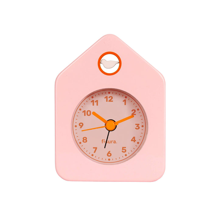 Mini Pink House Alarm Clock