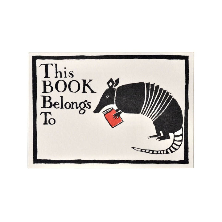 Twelve Bookplates Armadillo