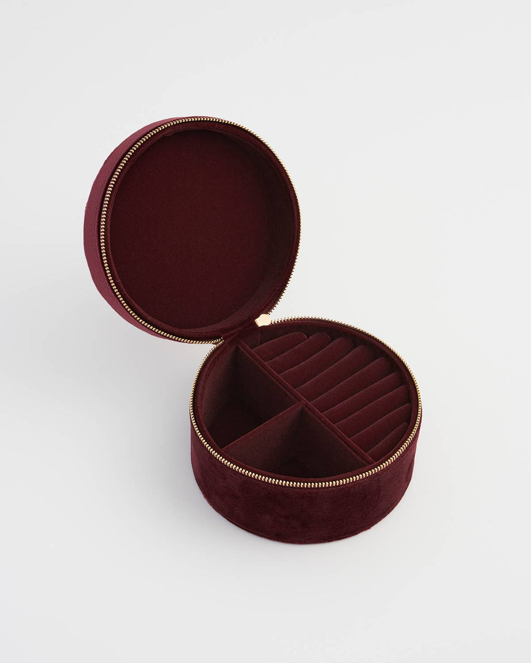 Magical Mushroom Embroidered Velvet Jewelry Box