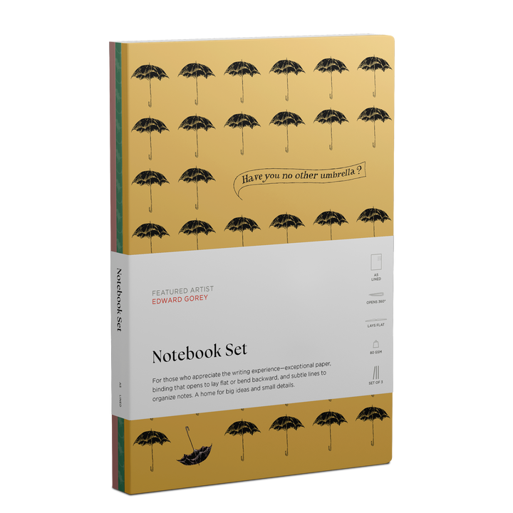 Edward Gorey Notebook Set