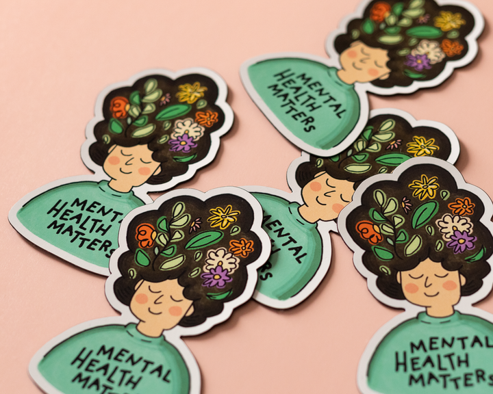 Mental Health Matters Vinyl Sticker