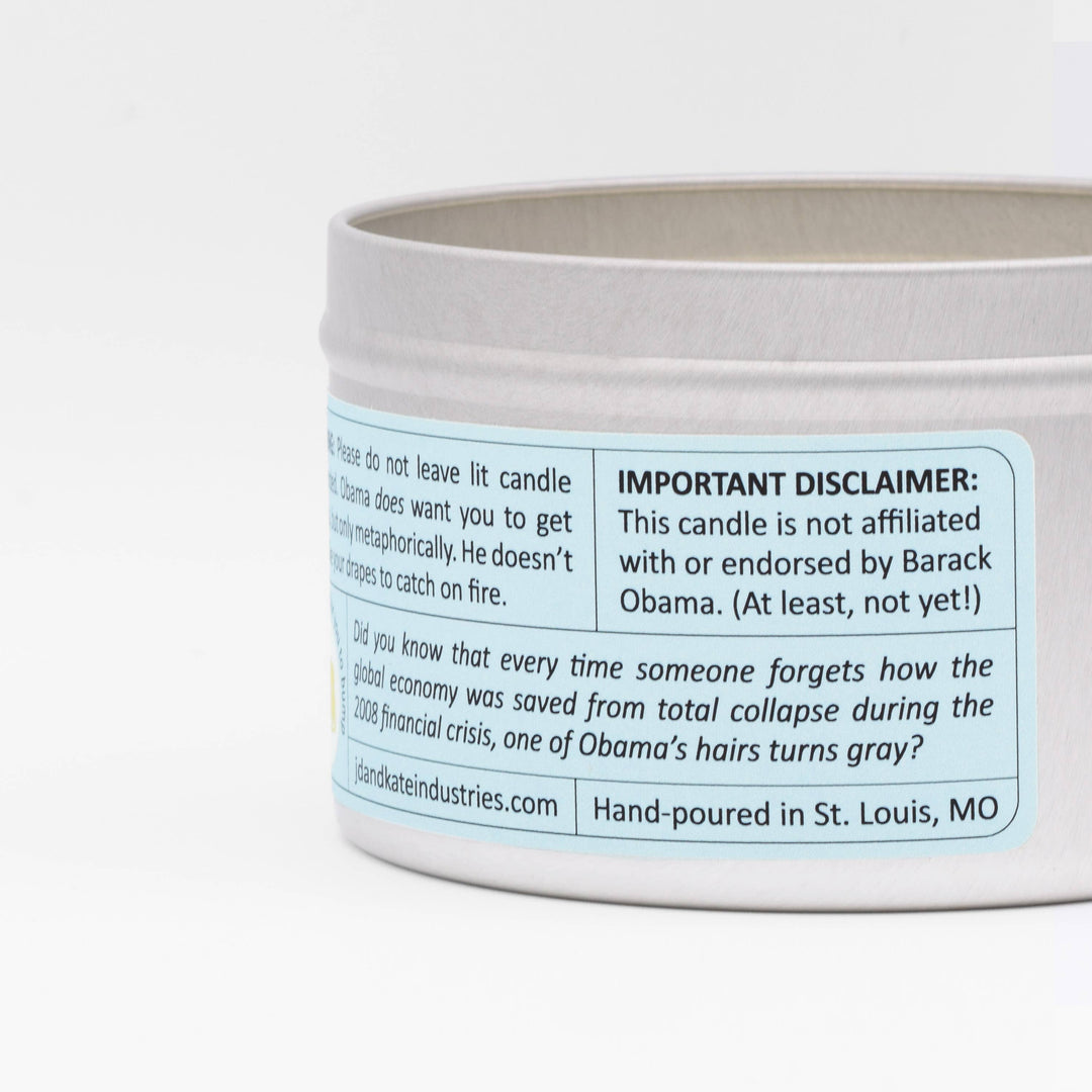 Obama Scented Candle