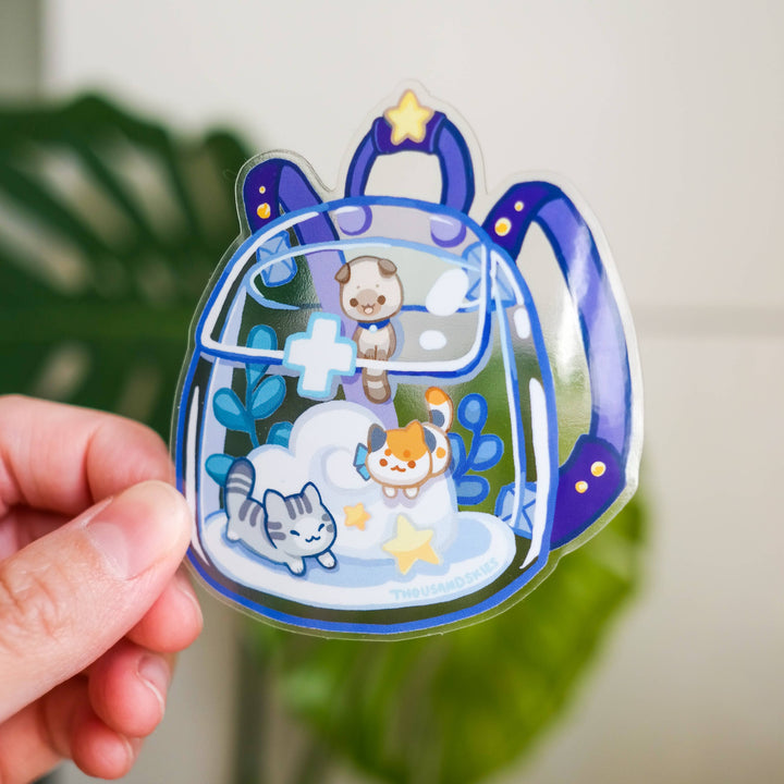 First Meow Kit - Kittens Bag Vinyl Sticker