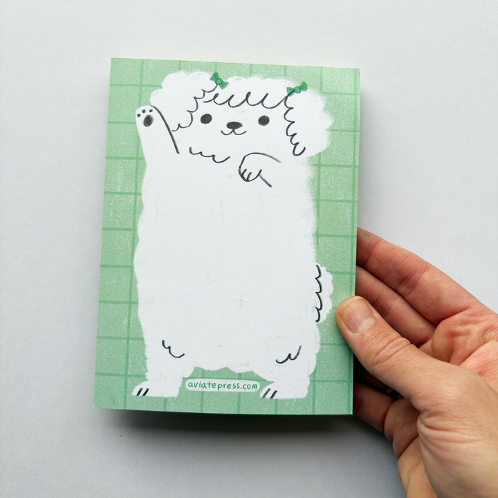 Fluffy Pup Notepad
