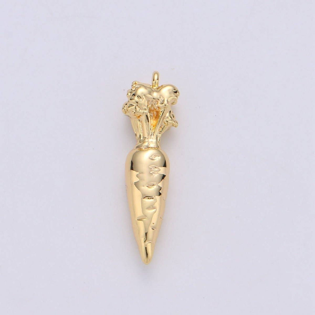 24K Gold Filled Carrot Charm