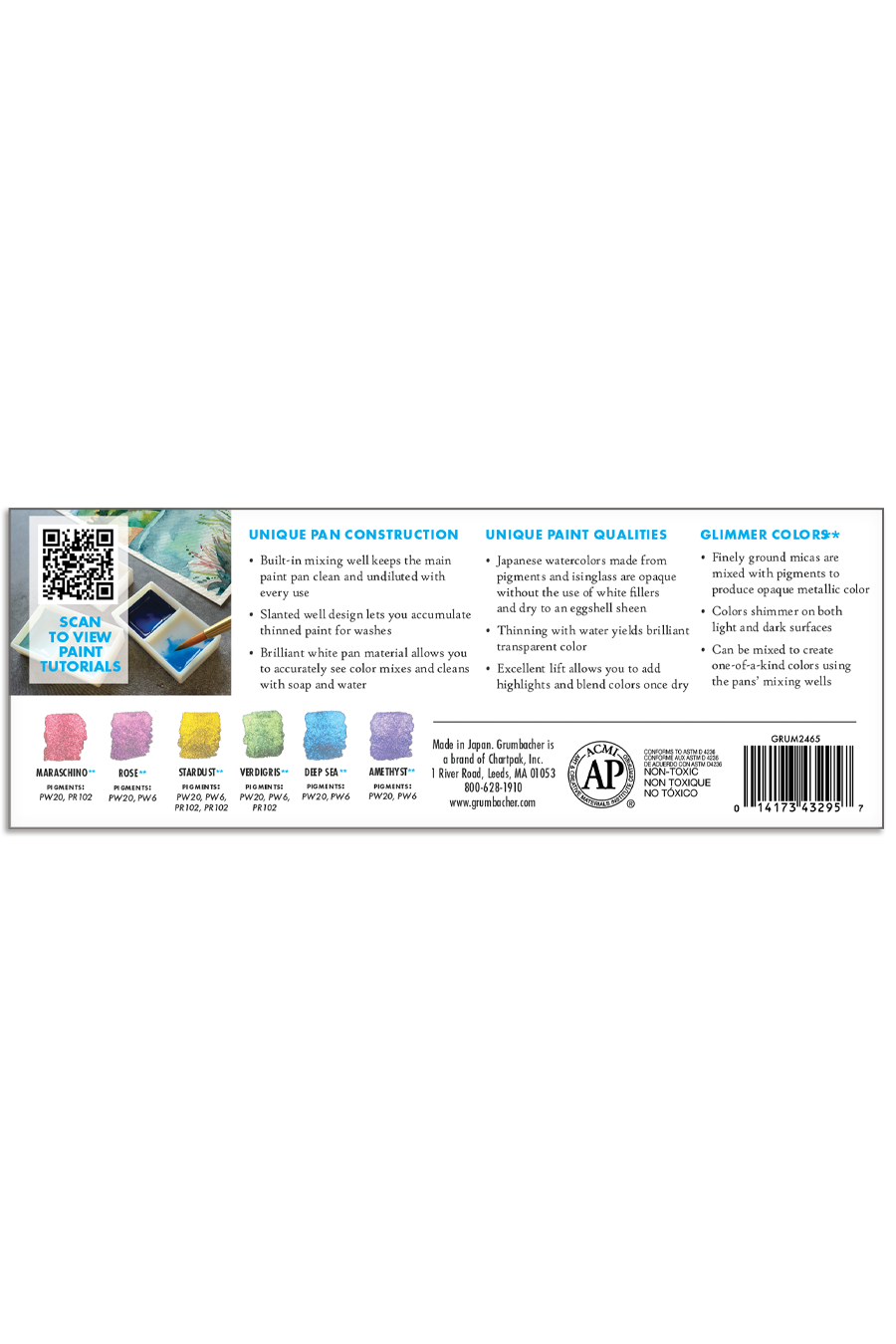 Grumbacher Japanese Watercolor Sets