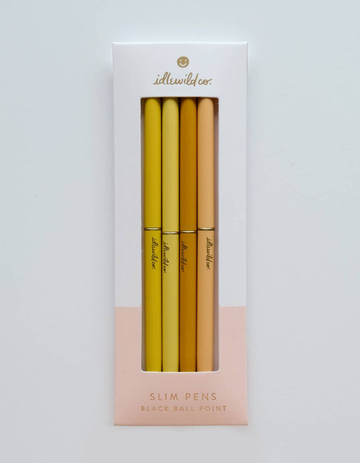 Slim Pen Set of Four | Spectrum Sunny Days