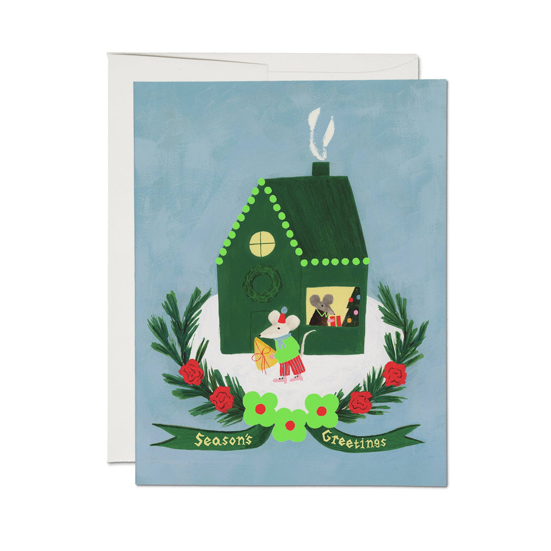 Mouse Tidings Greeting Card