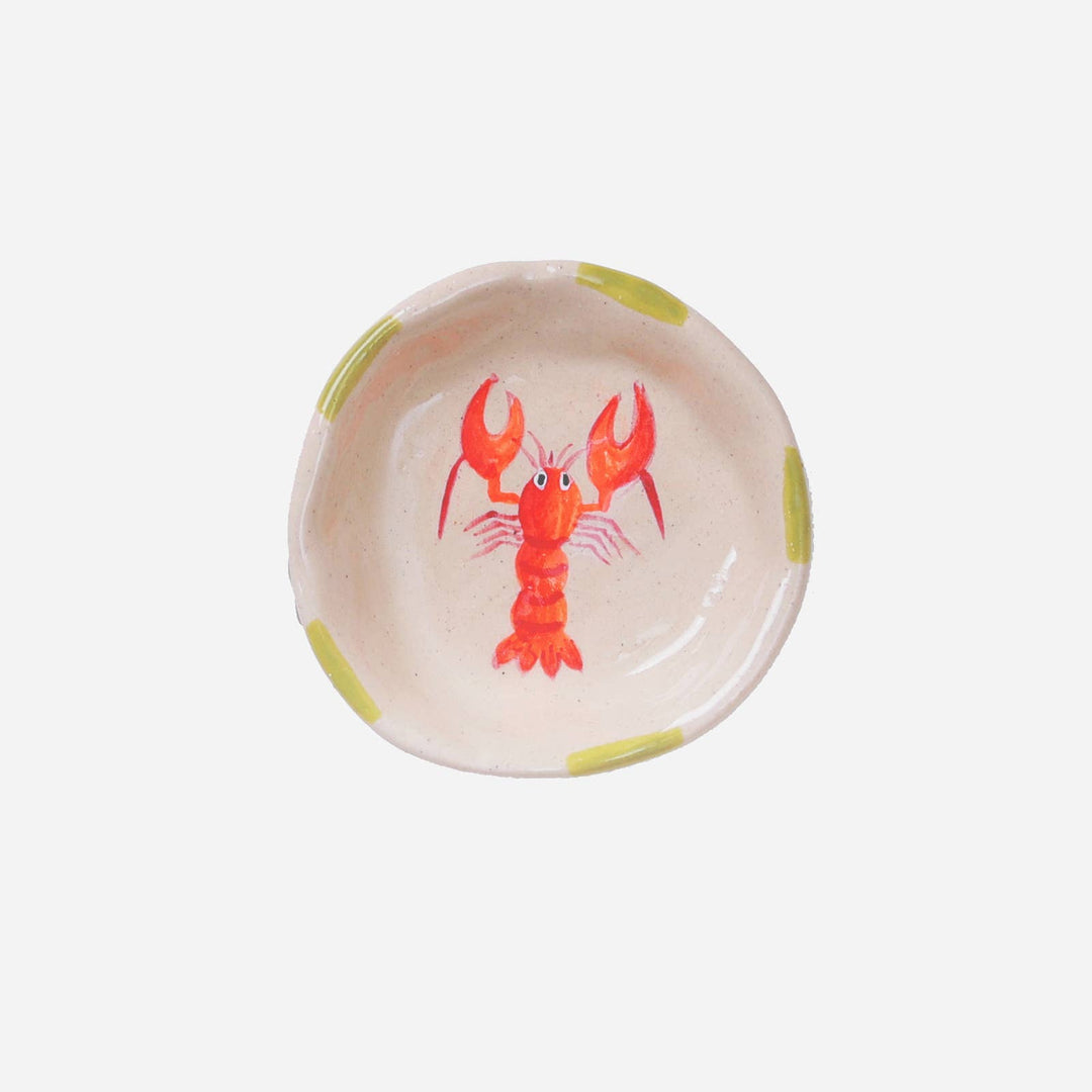 Ceramic Lobster Trinket Tray