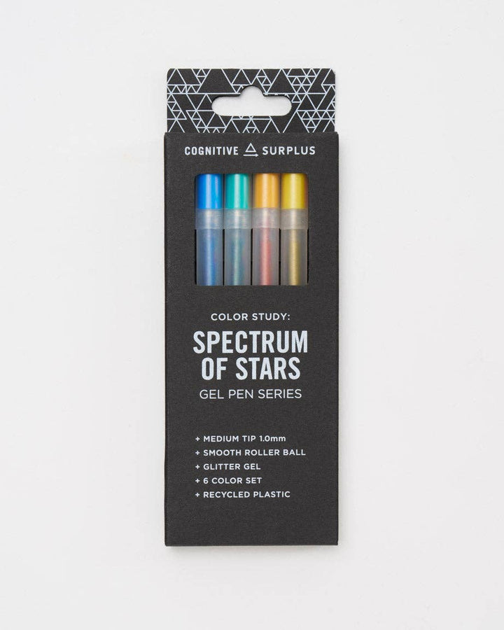 Spectrum of Stars Glitter Gel Pens