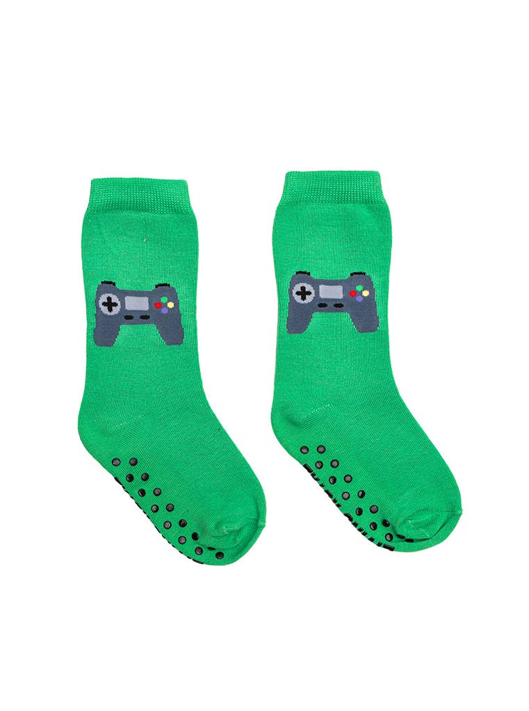 3D Packaged Socks - Kids - Gamer - Green