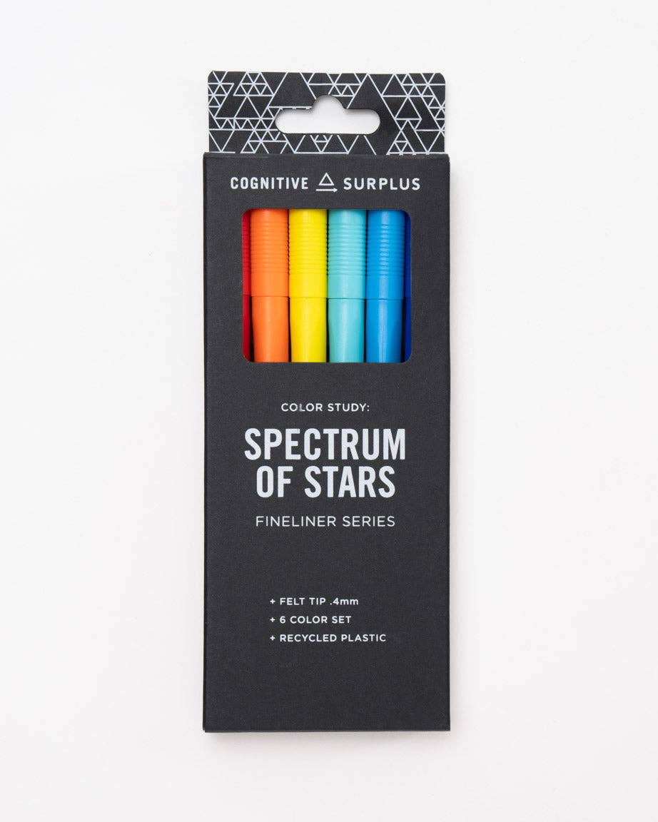 Spectrum of Stars Fineliner Pens