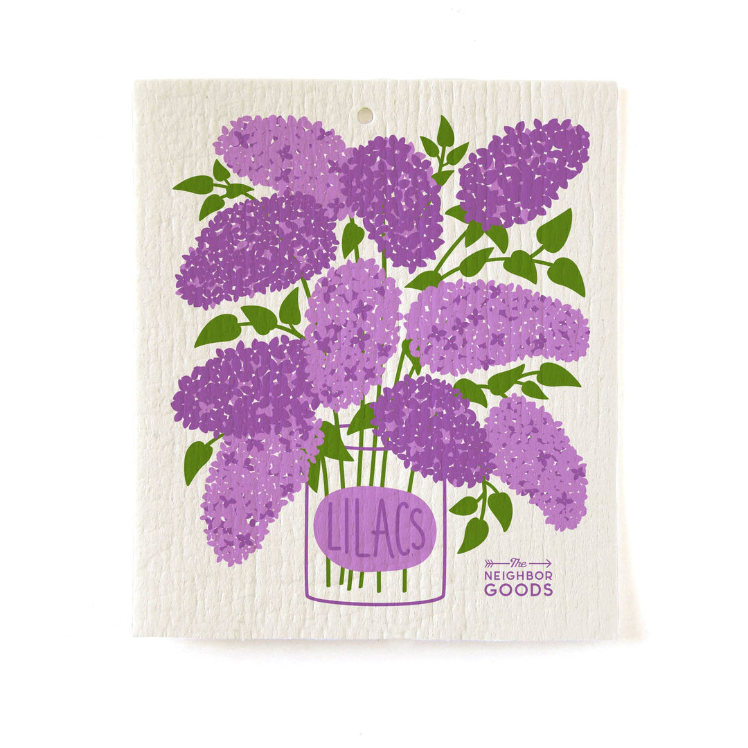 EDIBLE FLOWERS Sponge Cloth Set of 3