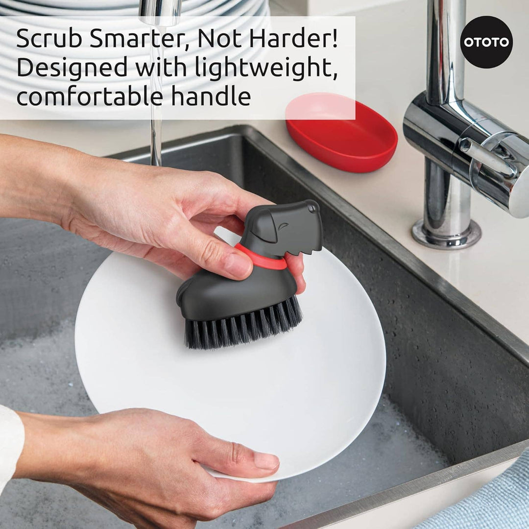 NEW Oscar Dog Dish Brush