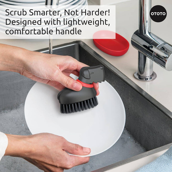 NEW Oscar Dog Dish Brush