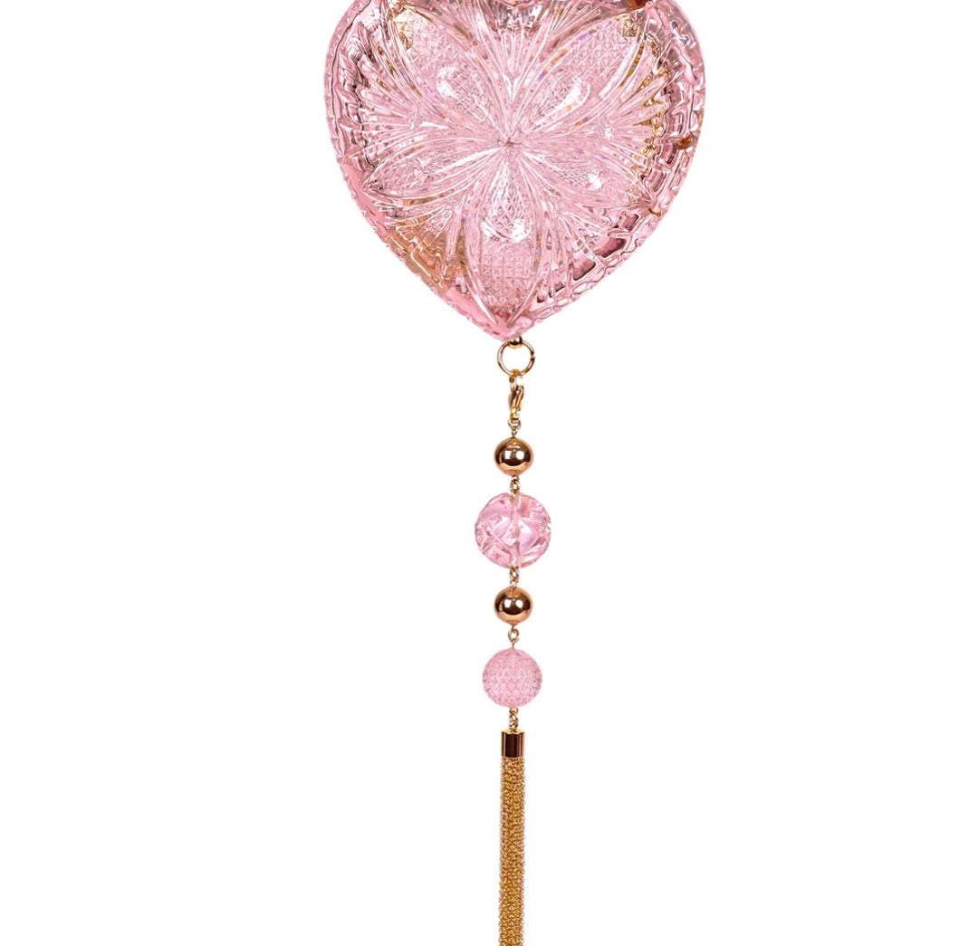 Amour Heart Clutch Rosé