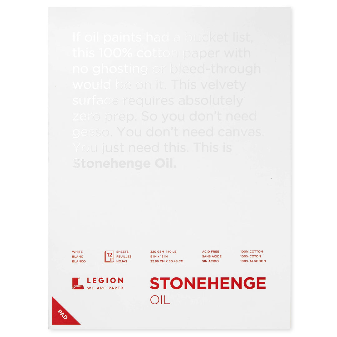 Stonehenge Oil Paper Pad