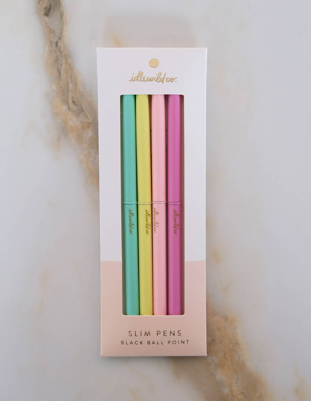 Slim Pen Set of Four | Pastel Brights