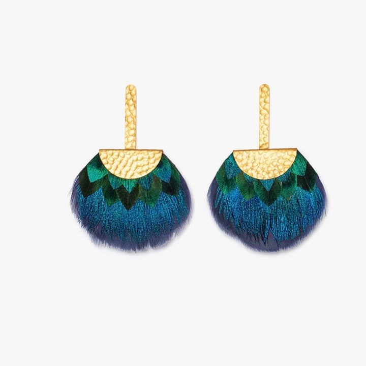 Tucket Blue Grecian Earrings