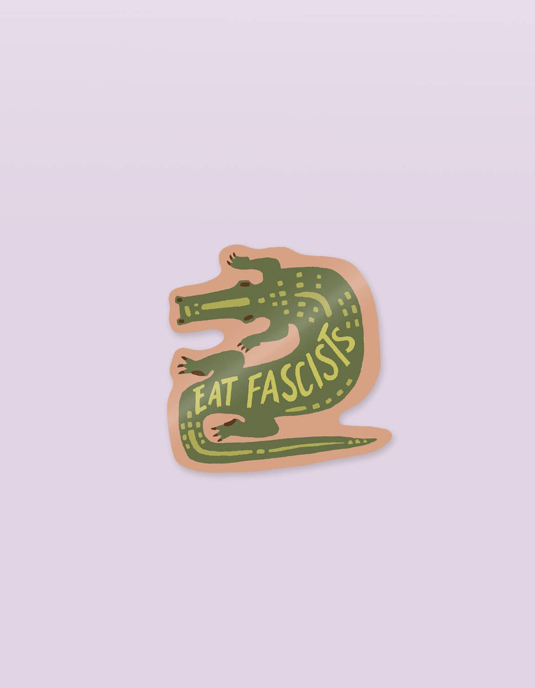 Die Cut Sticker | Eat Fascists Gator