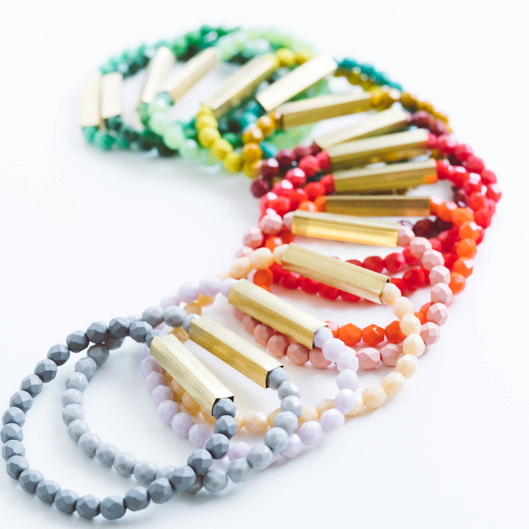 Colorful Stretchy Bead Bracelets