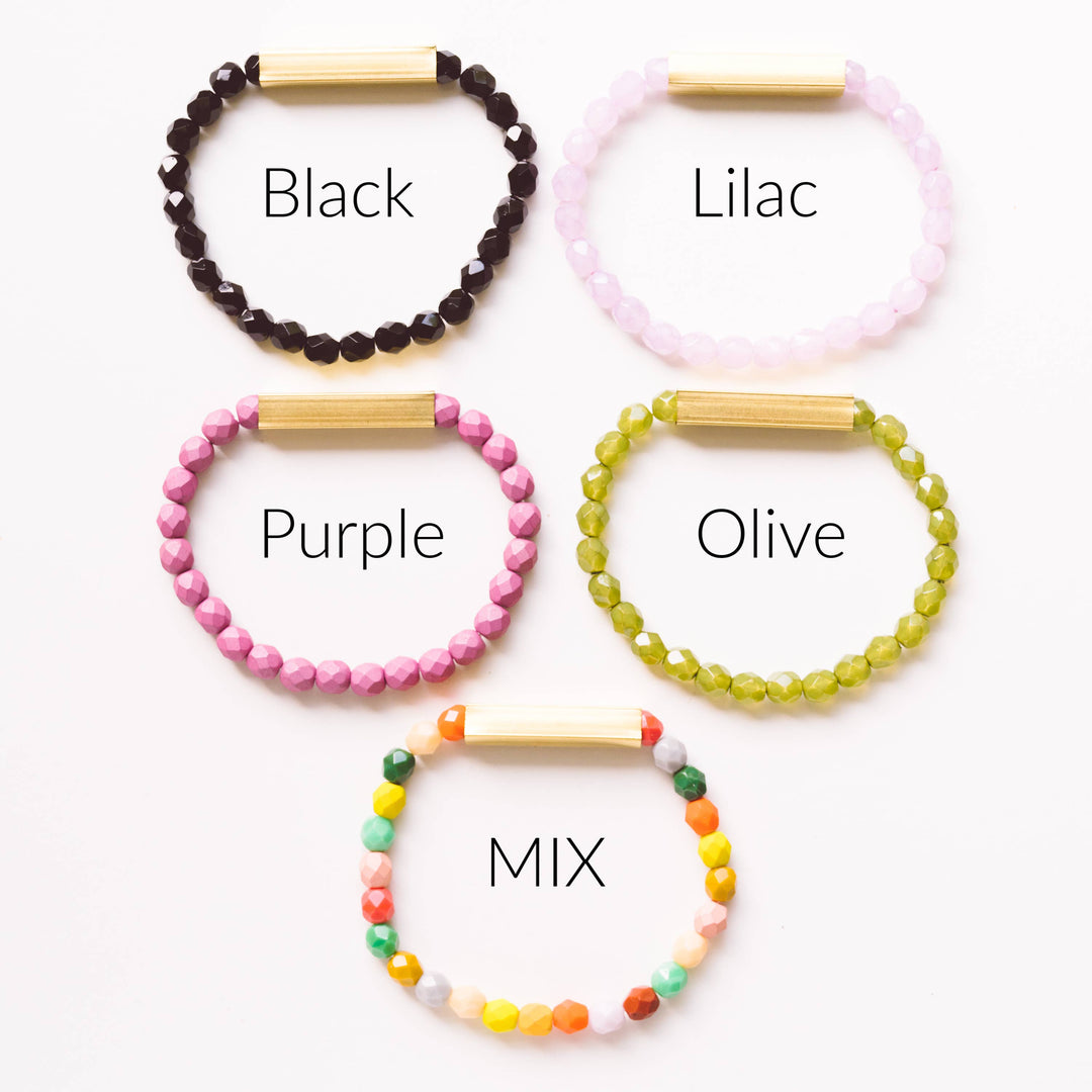 Colorful Stretchy Bead Bracelets