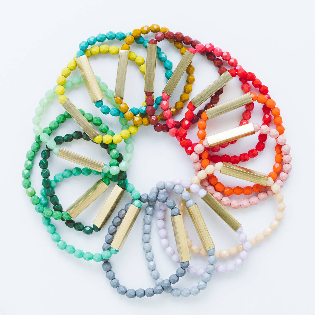 Colorful Stretchy Bead Bracelets