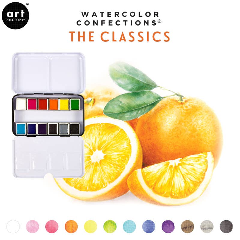 Watercolor Confections: The Classics