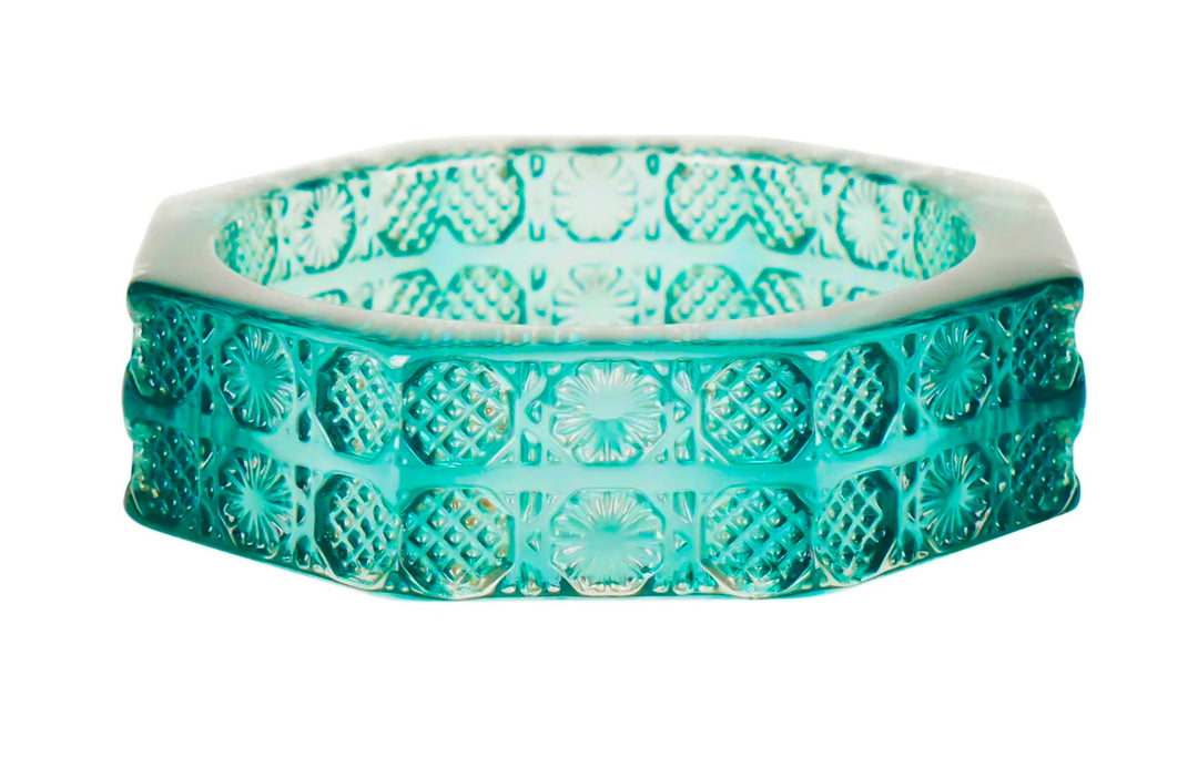 Octagon Bangle Aqua