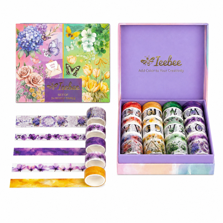 Alphabet Garden Washi Tape Set