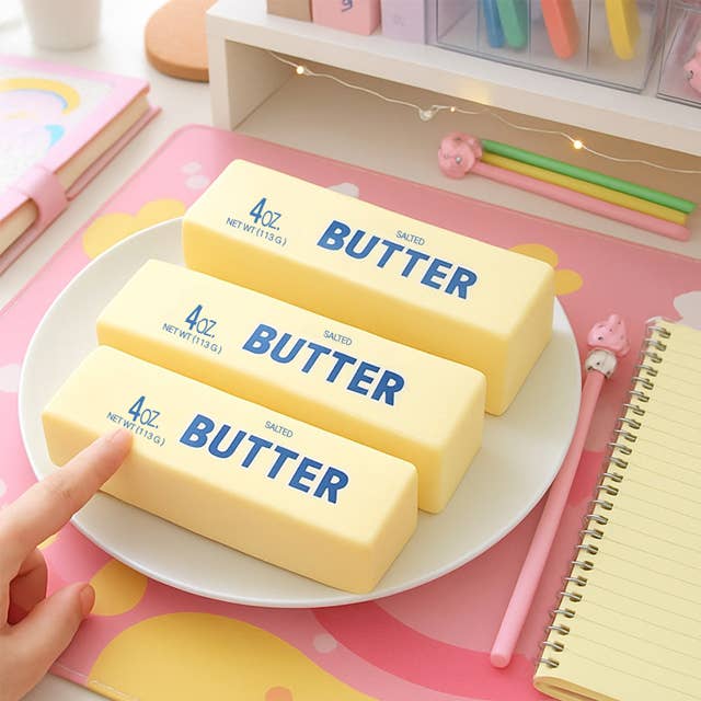 Butter Stress Ball – Soft &amp; Slow-Rebound Squishy Toy