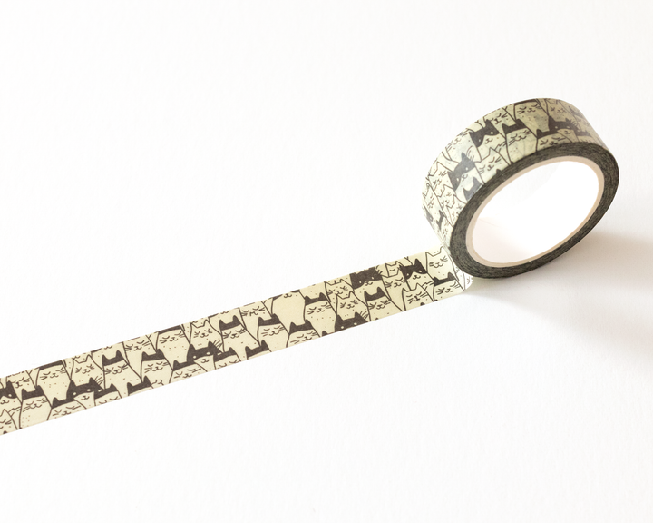 Decorative tape with a pattern on a white background