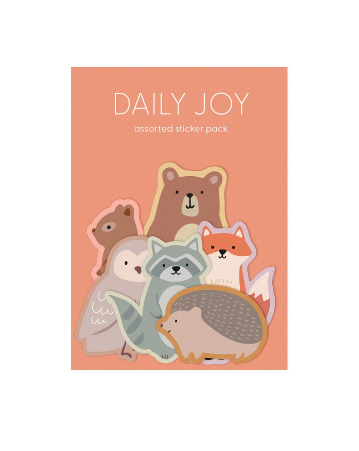 Forest Animals Flake Stickers