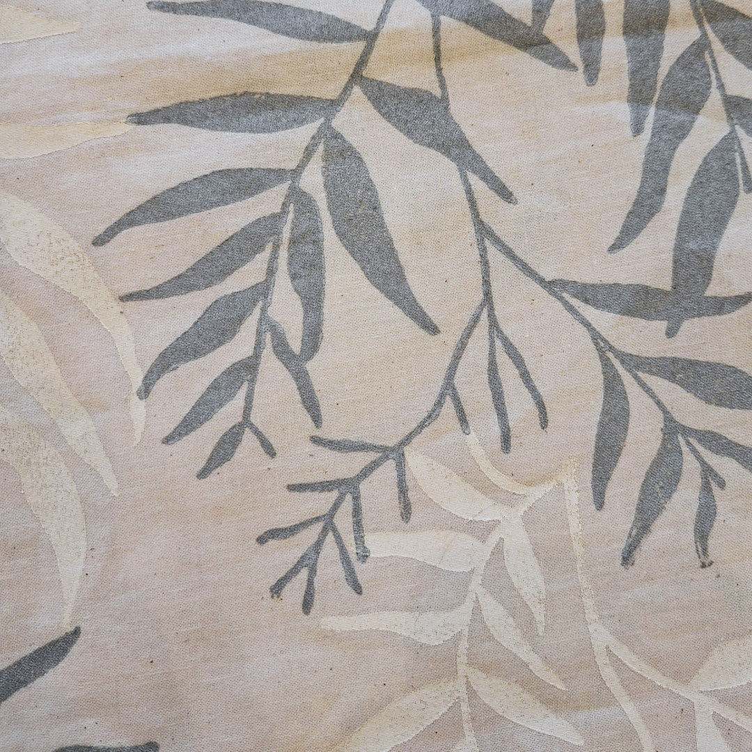 White Pepper Tree Leaves Table Runner