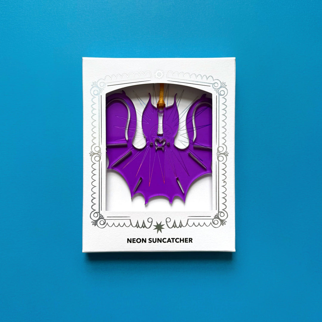 Just Batty Neon Suncatcher