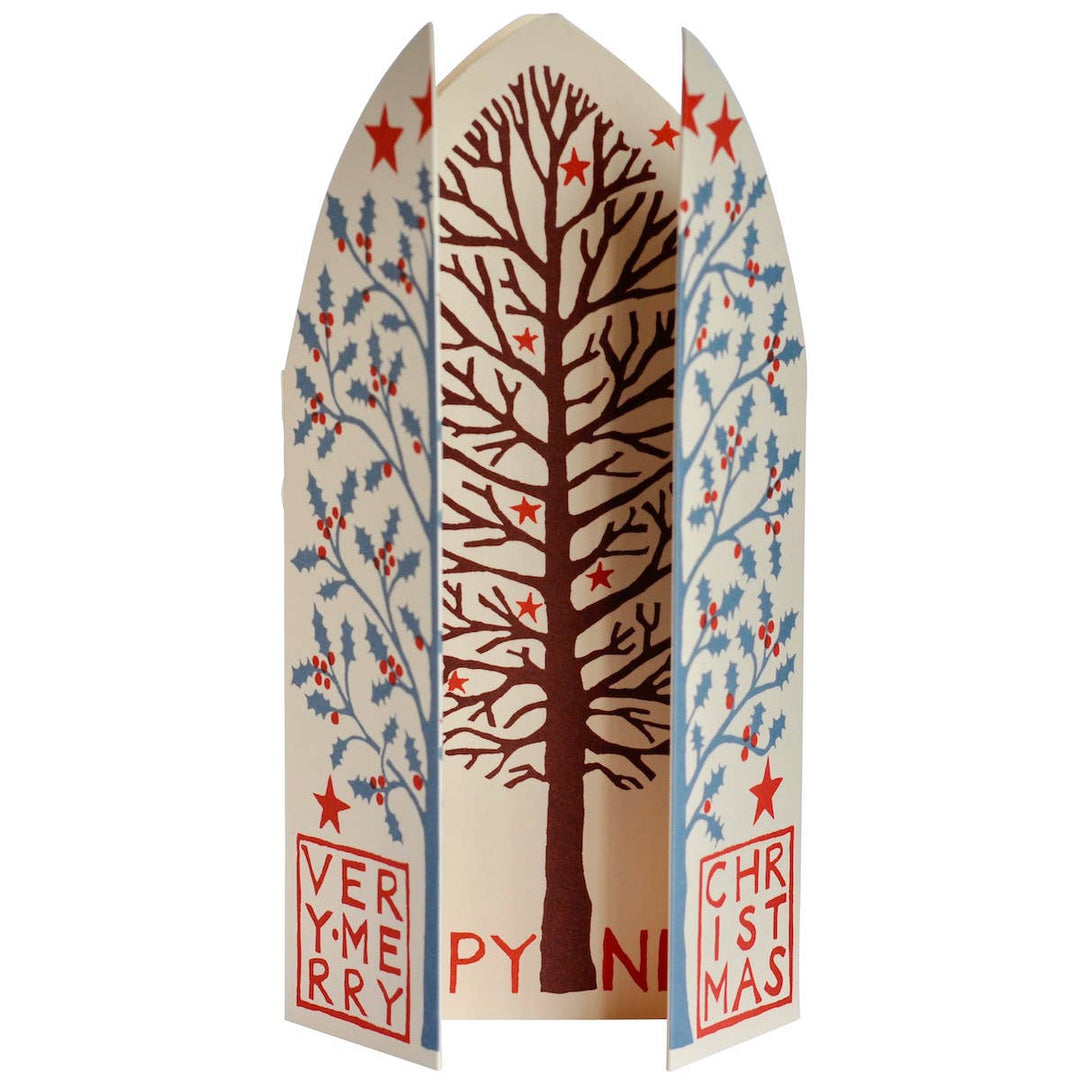 Extra Special Triptych Card Winter Trees