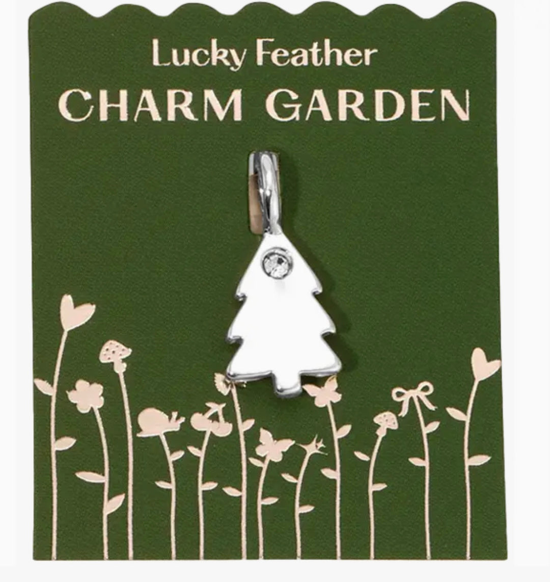 Silver Tree Charm