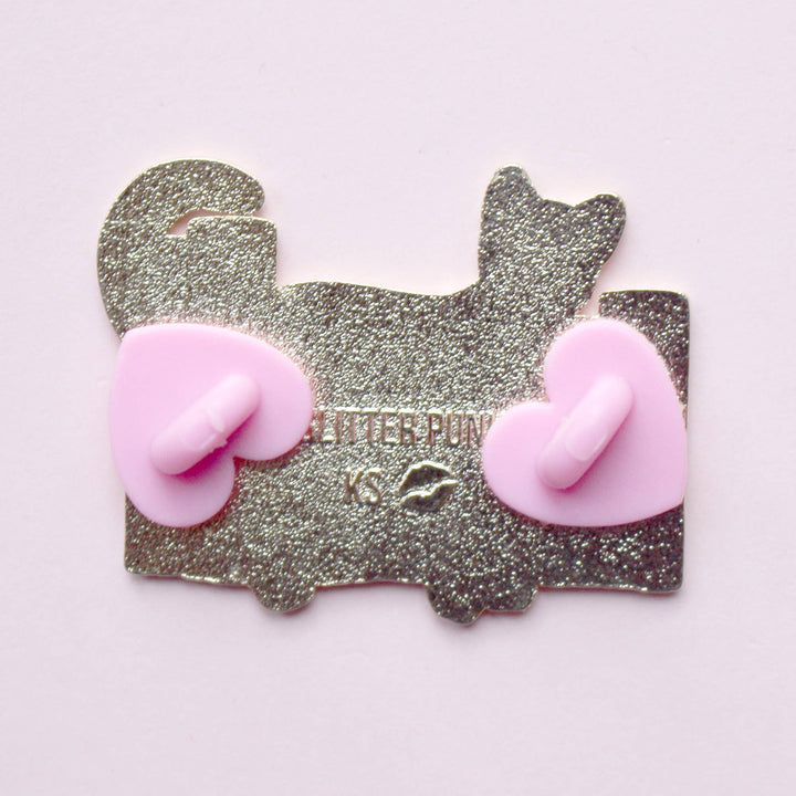 Read More Books Cat Enamel Pin