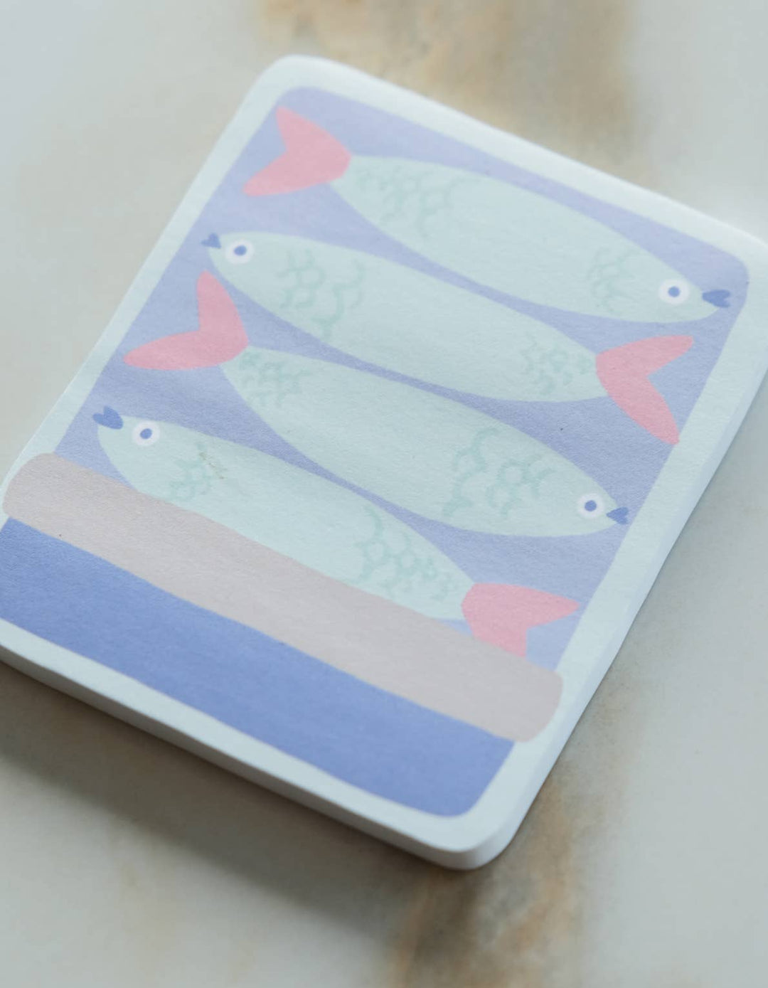 Die-Cut Sticky Notepad | Tinned Fish