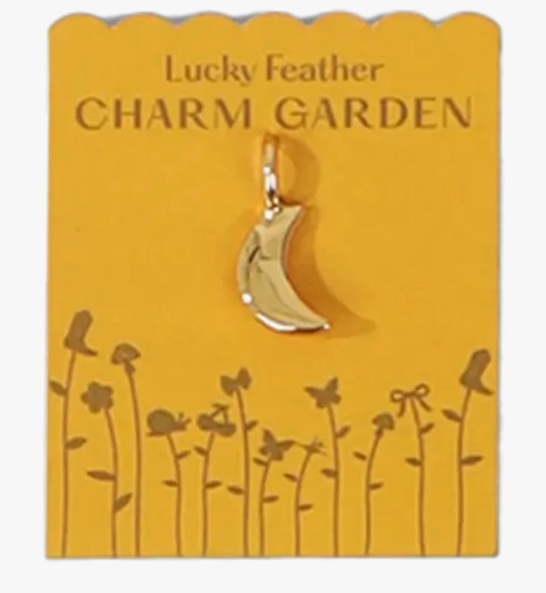 Gold Moon Charm