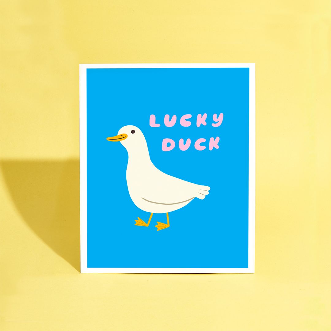 Lucky Duck Print