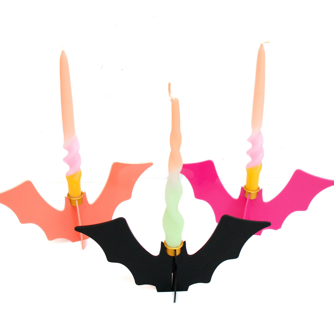 Acrylic Bat Candle Holder