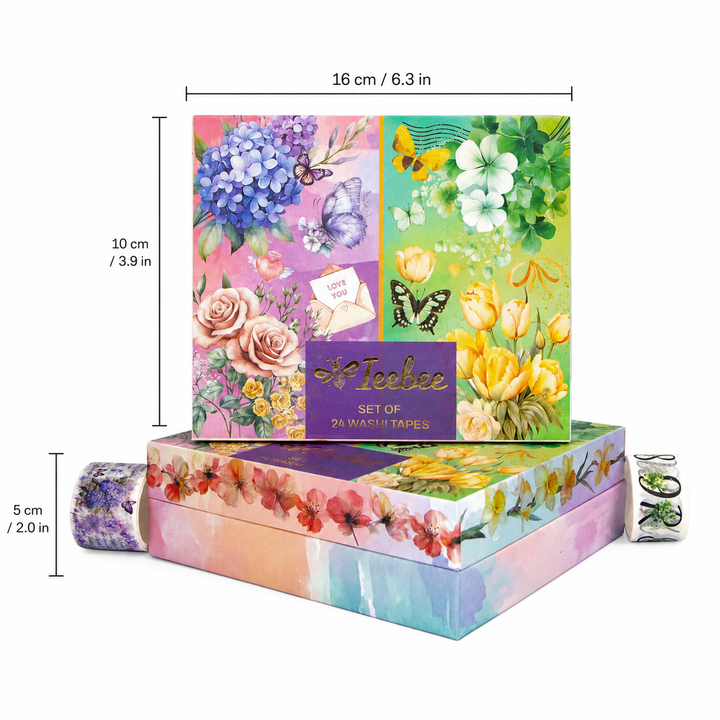 Alphabet Garden Washi Tape Set