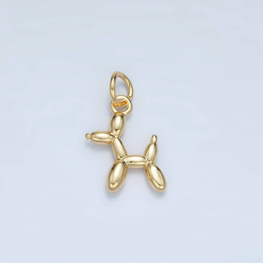 24K Gold Filled Balloon Dog Charm