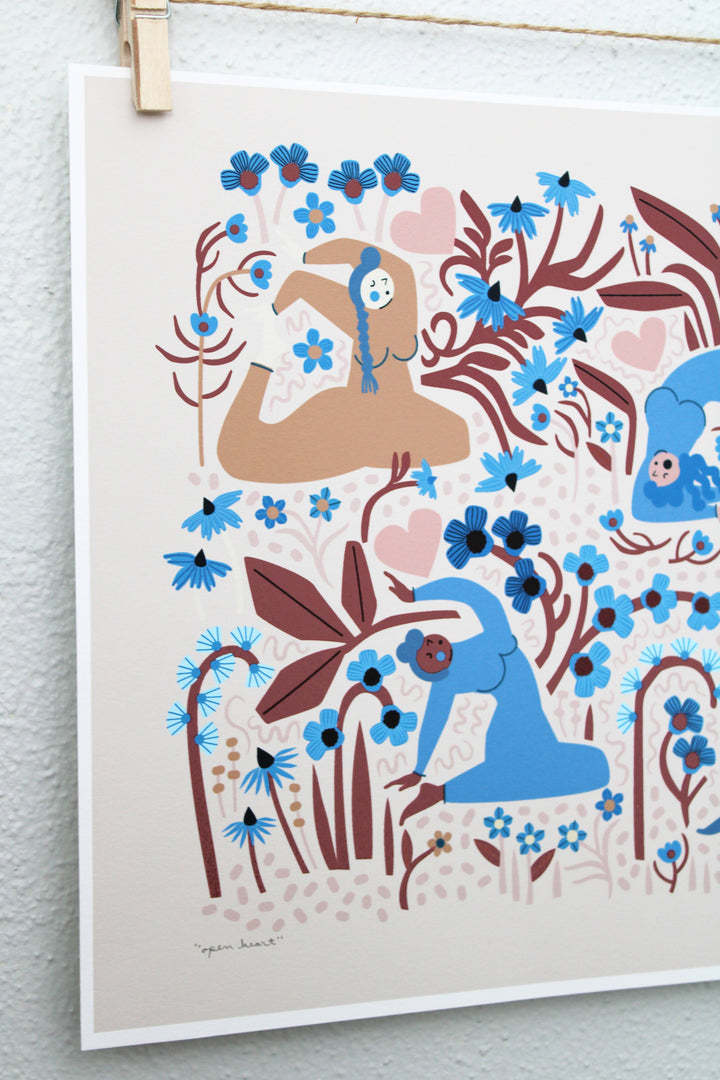 Open Heart Print