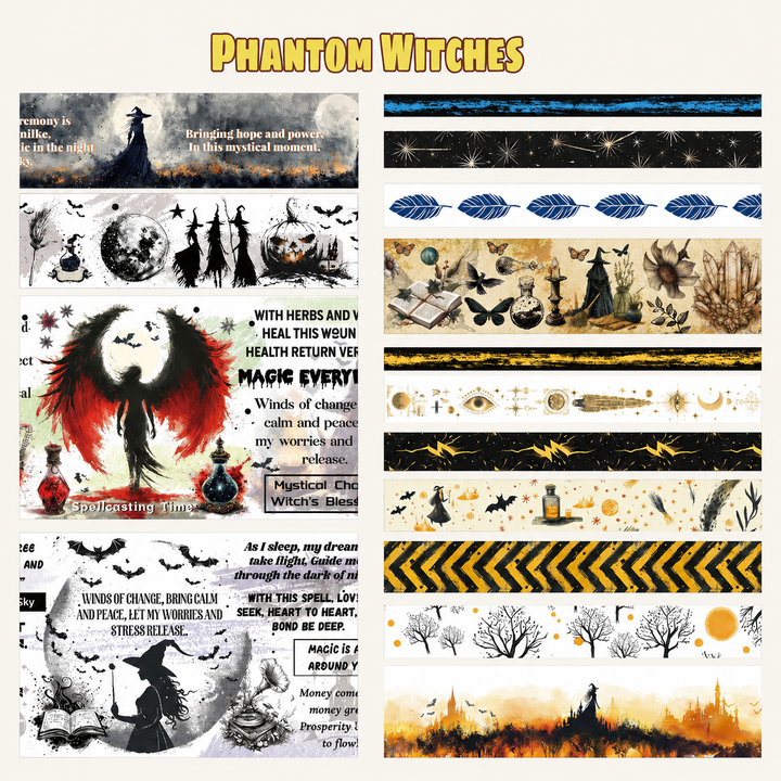 Phantom Witches Washi Tape Set