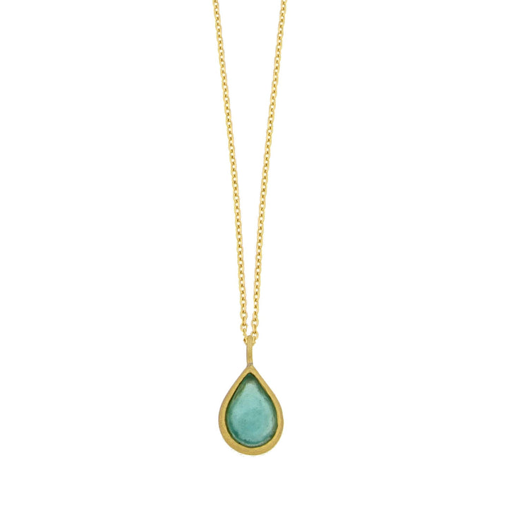 Tear Drop Bubbles 16"Dainty Pendant