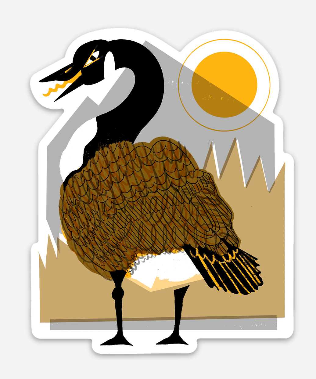 Canadian Goose Vinyl Sticker