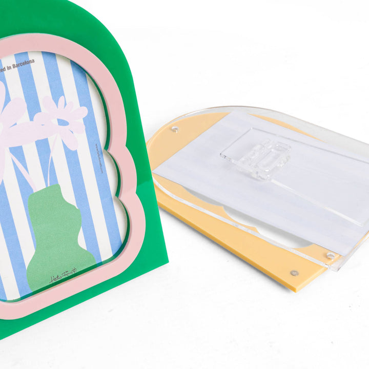 Green Vertex Photo Frame