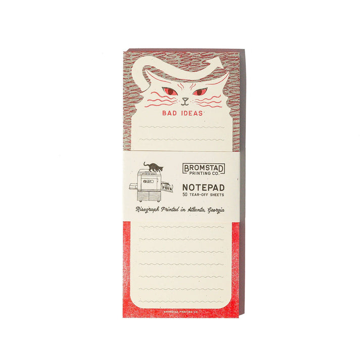 Bad Ideas - Tall Risograph Notepad
